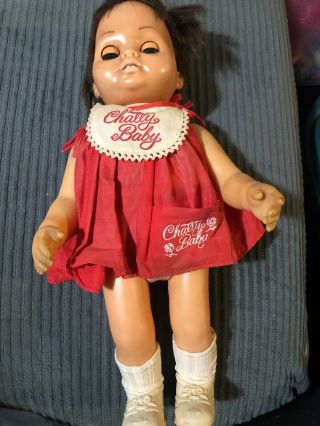 Vintage Mattel Brunette Tiny Chatty Baby