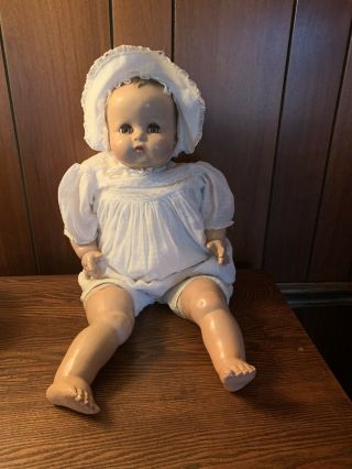 Vintage Ideal Baby Doll Large 26 Inches