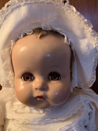 Vintage Ideal Baby Doll Large 26 Inches 2