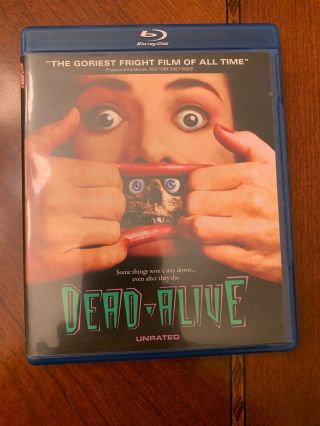 Dead Alive Bluray Very Rare Oop Lionsgate Us Version (peter Jackson) (blu Ray)