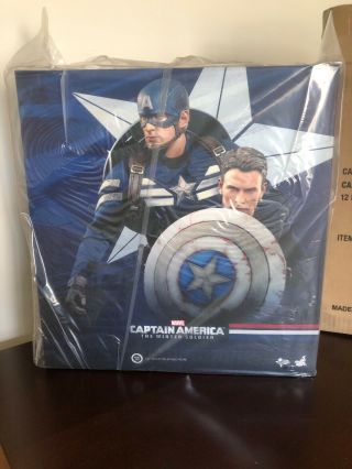 Mib Hot Toys Captain America & Steve Rogers : The Winter Soldier 902186 Mms243