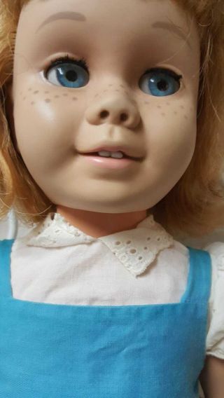 Vintage 1960 ' S Chatty Cathy Doll Blonde Hair Blue Eyes and Soft Face Prototype 2