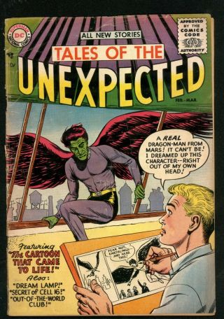 Tales Of The Unexpected 1 Dc 1956 Rare First Issue Vintage Golden Age