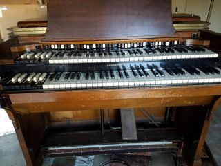 Rare Vintage Hammond 1941 Model D (b3 Tone) Organ,  Bench,  Leslie Speaker,  Pedals