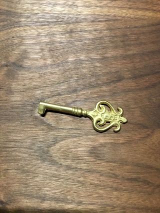 Antique Vintage Steinway & Sons Grand Piano Brass Lock Key
