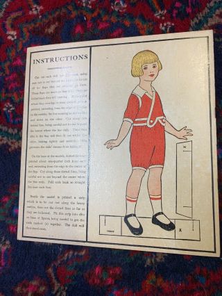 Un - Cut Paper Doll Book Mary Nye Marshall Pretty Dolls to Dress Cut Outs 3