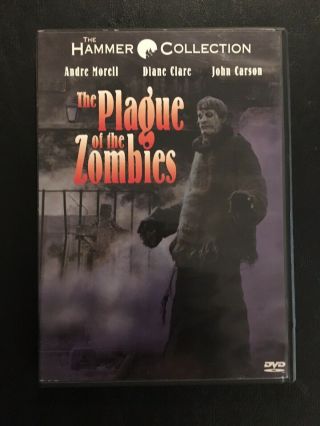 Rare Oop The Plague Of The Zombies (anchor Bay Dvd 1999) Hammer Horror
