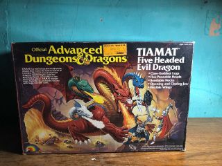 Ultra Rare 1984 Tiamat Advanced Dungeons & Dragons Tsr 5 Headed Dragon Inbox