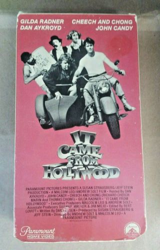 It Came From Hollywood Vhs Video Rare Oop Dan Akroyd Gilda Radner John Candy