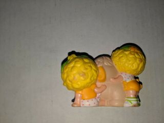 Vintage Strawberry Shortcake Lem n Ada w/ Sugar Woofer PVC Mini Figure Smells 3