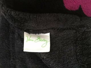 VERA BRADLEY Throw Fleece Blanket Va Va Bloom,  Retired Pattern - RARE FIND 3