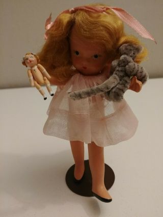 Vintage 5 " Nancy Ann Storybook Doll Bisque Pudgy Jointed Margie Ann Look