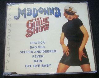 Madonna - " The Girlie Show " 6 - Track Brazil Promo Dj Cd Single Unique Top Rare