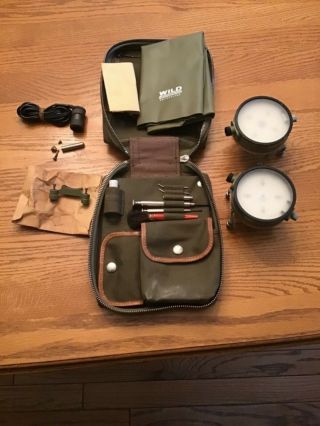 Wild Heerbrugg T16 Military Accessories In Case.  Extra Compass.  Rare