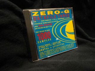 Zero G Datafile Wav Audio Sample Cd Rom - Ultra Rare Cd Rom Sampler