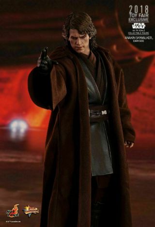 Hot Toys Star Wars Dark Side Anakin Skywalker 1/6 Mms486 Figure (2018 Toy Fai.
