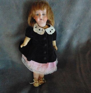 Vintage German Theodor Recknagel Doll 12”