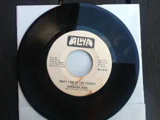Rare Killer Funk 45rpm Barbara King What I Did.  In The Street Alwa Soul 7 Single