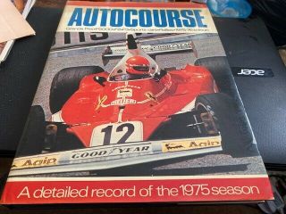 Autocourse - - - Motor Racing 1975 - 76 - - - Hardback Book - - Very Rare