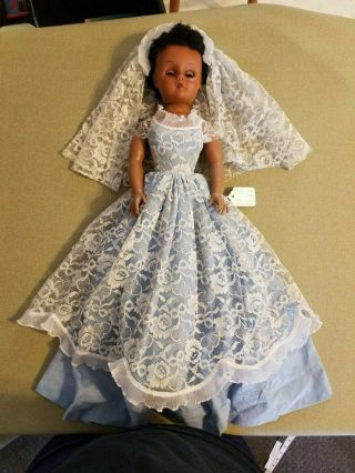 24 " Deluxe Toy Creations Doll / 1959 Paula Marie African American Black Vintage
