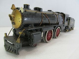 Rare Ives Prewar Wide Gauge 1134 4 - 4 - 2 Steam Locomotive Engine & Tender