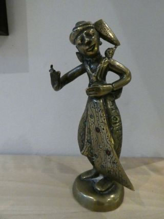 Antique Brass Bronze Oriental Chinese South East Asian Nepalese Burmese Figure