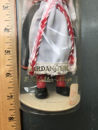 Vintage Handmade Norwegian Doll AVIGO Dukkefabrikk Hardanger Dress Norway 2