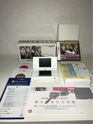 Gyakuten Kenji Premium Edition Capcom Nintendo Dsi White Rare Video Game Console