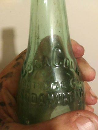 Antique Straight Sided Coca - Cola Root Bottle.  Farmville Va