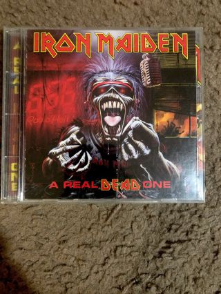 Iron Maiden Cd A Real Dead One 1993 Capitol Rare Metal Cd