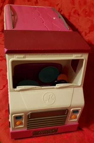 Mattel Barbie Food Truck With Most Of The Accessories 3