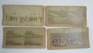 4 Antique 1893 Columbian Exposition Stereoview Images Kilburn Underwood