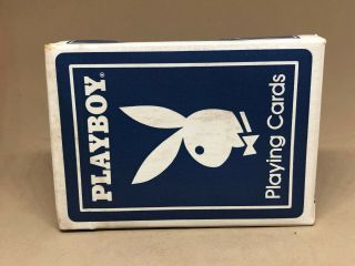 Playboy Playing Cards Ak7206 Blue Deck Vintage Rare Complete Casino Gambling
