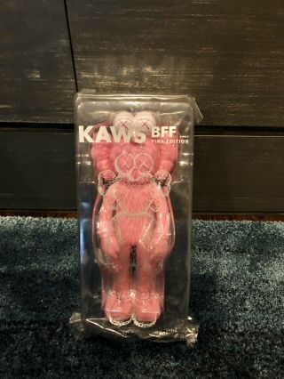 Kaws Pink BFF Pink Edition Vinyl Figure.  In Hand 2