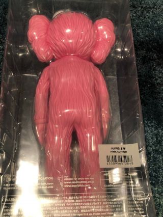 Kaws Pink BFF Pink Edition Vinyl Figure.  In Hand 3