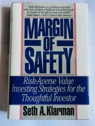 " Margin Of Safety " Seth Klarman Rare Value Investment Strategies 1st Hc/dj