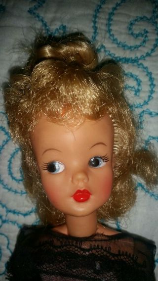 Vintage Ideal Posn ' Play Tammy Doll With Braid Light Blonde Hair BS - 12 2 2