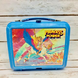 Rare Vintage She - Ra Princess Of Power Lunch Box W/ Thermos Aladdin 1985 Vtg