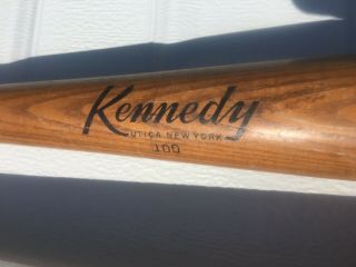 Kennedy Ken Wel Vintage Antique Baseball Bat Utica Ny 33” Rare