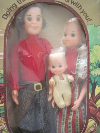 Vintage 1973 Mattel Sunshine Family Dolls Steve Stephie Sweets Box 3