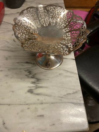 International Silver Co.  Lovelace Footed Candy Trinket Dish