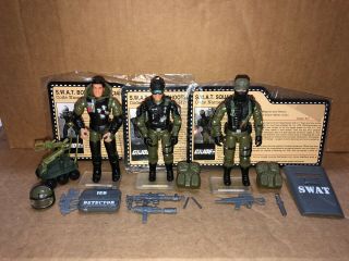 G.  I.  Joe 2008 Convention Exclusive S.  W.  A.  T.  Team 3 Pack.