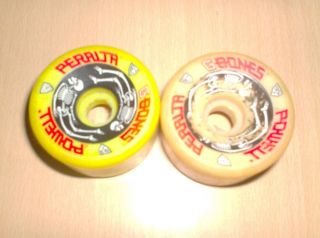 Skateboard Wheels Vintage Powell Peralta G Bones 56mm Nos - Set Of 2 Wheels