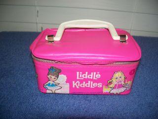 Vintage Liddle Kiddles Mini Case & Doll Bed Dolly Flower / Darling Dolls 3