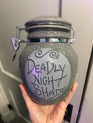 Rare Nightmare Before Christmas Deadly Night Shade Large Sally Disney Cookie Jar