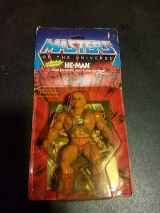 Vintage 1982 Motu Masters Of The Universe He - Man Factory