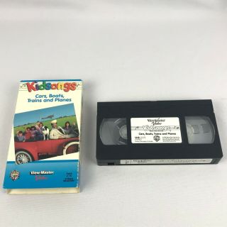 Kidsongs Cars Boats Planes And Trains Vhs Tape Sing Along Rare Fast