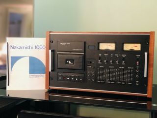 Ultra Rare Vintage Nakamichi 1000 Tri - Tracer 3 Head Stereo Cassette Deck Look