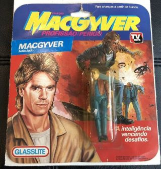 Macgyver - Action Figure Glasslite Brazil - Moc - Carded