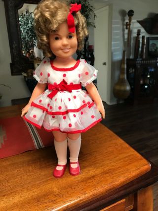 Vintage 1972 Ideal Shirley Temple Doll Stand Up And Cheer 16 " Sweet Complete